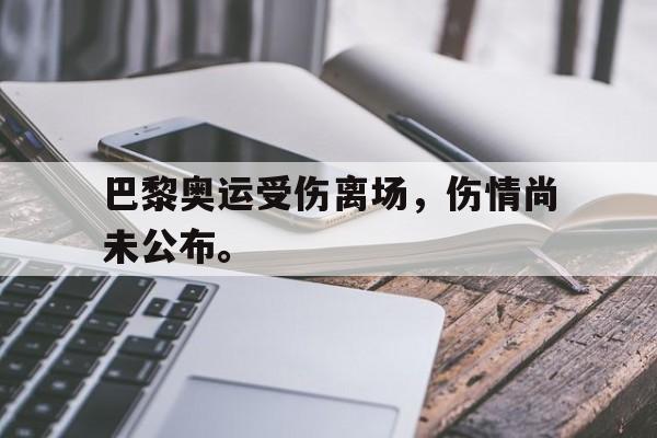 大发彩票在线注册-巴黎奥运受伤离场，伤情尚未公布。