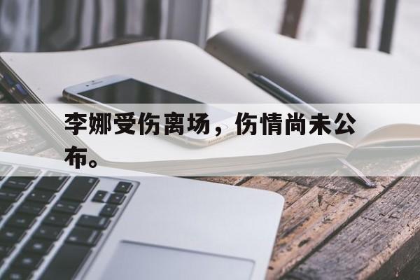 大发彩票在线登入-李娜受伤离场，伤情尚未公布。